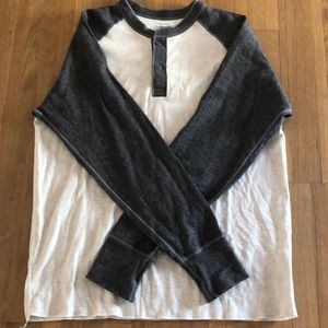 🗣 BASEBALL HENLEY TWO-LAYER RIVER DRIVER 👕 XL